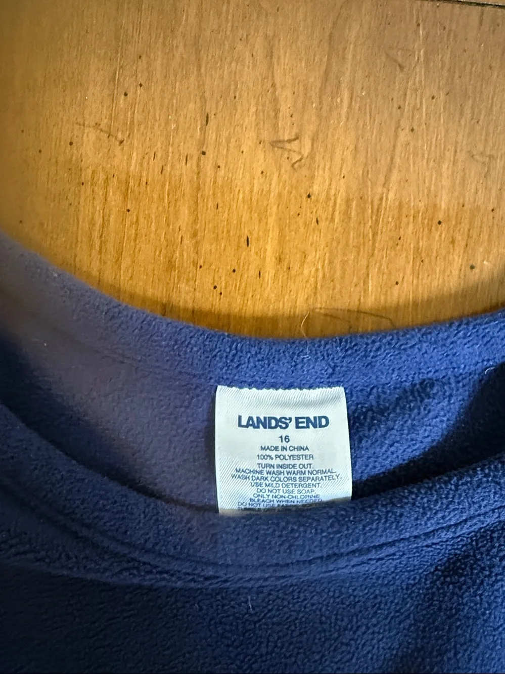 New Land’s End fleece PJ set